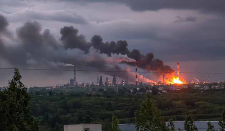 Удар по НПЗ 800 км від кордону
