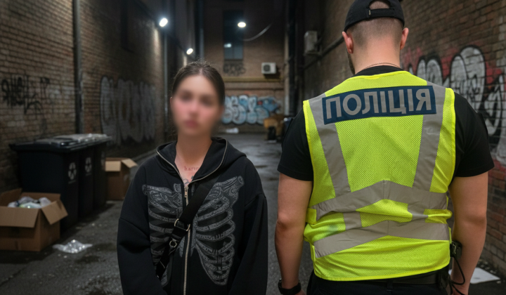 18-річна дівчина напала на військового
