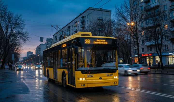 Нічний обстріл Києва - рух транспорту