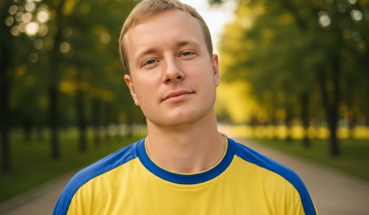 Ukrainian athletes Yevgen Zadorozhniy and Yuriy Orlov