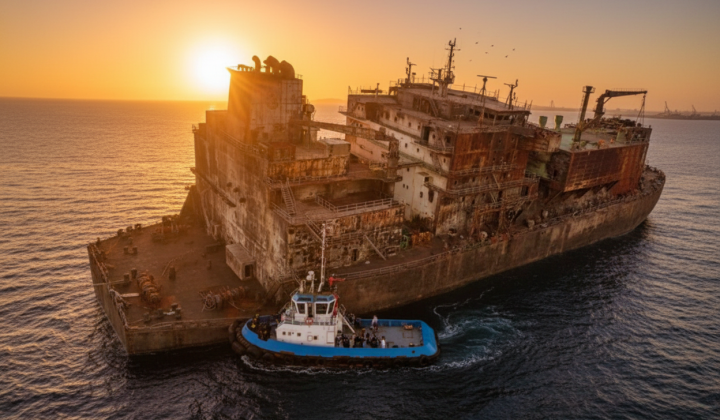 Damage to gas carrier near Malta
