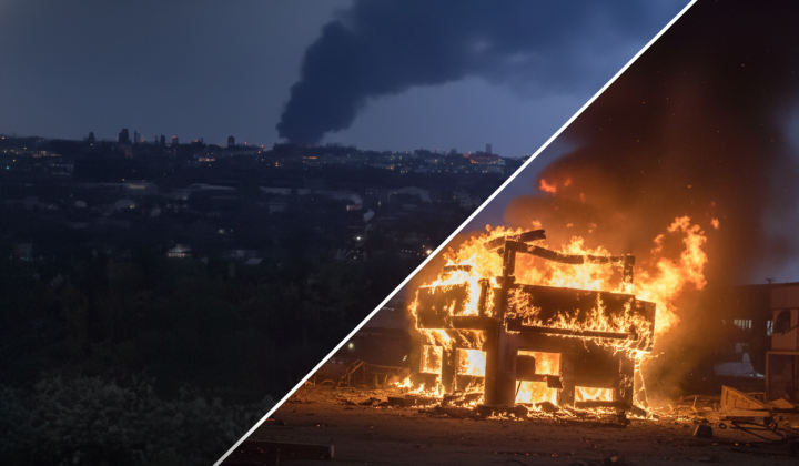 Attack on oil bases in Crimea