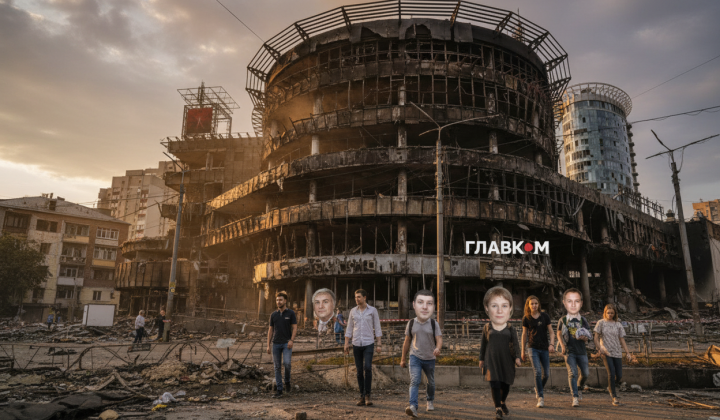 Зруйновані об'єкти під час масової атаки в Києві