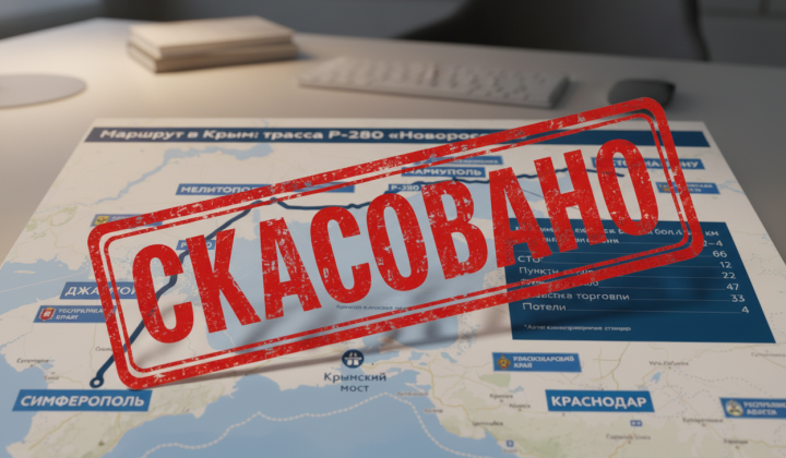 Ukrainian control over the corridor to Crimea