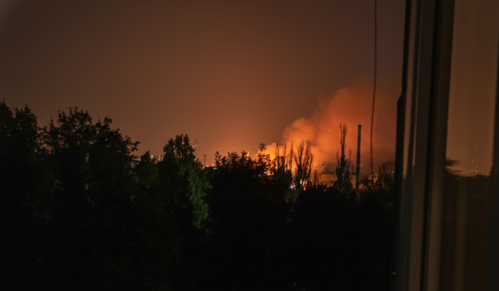 Drones attacked Donetsk on the night of May 27