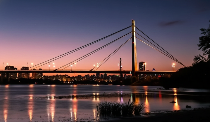 Partial closure of the Northern bridge in Kyiv