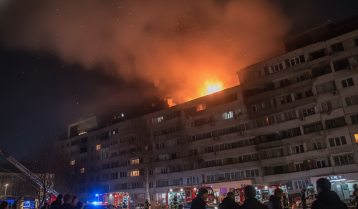 Російський дрон упав на житловий будинок