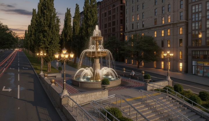 Fountain for 52 million in Kiev