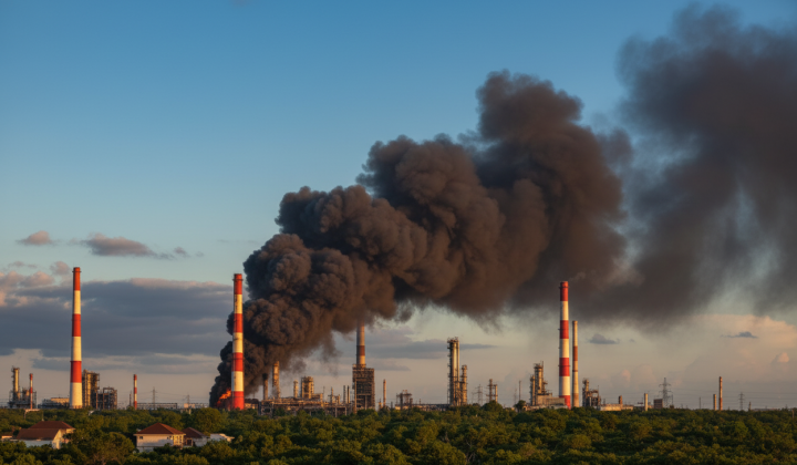 Drones attack diesel production