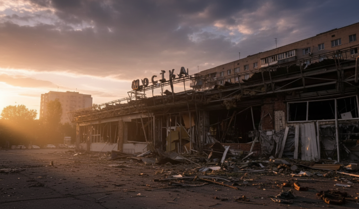 Russian drones destroyed the railway station