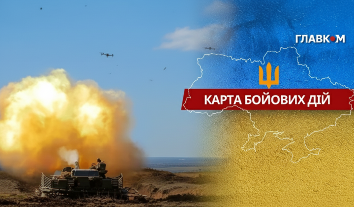 Дроны в воздухе во время боев