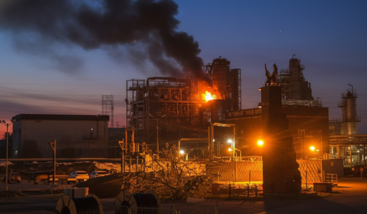 Ukrainian attacks on Russian oil processing