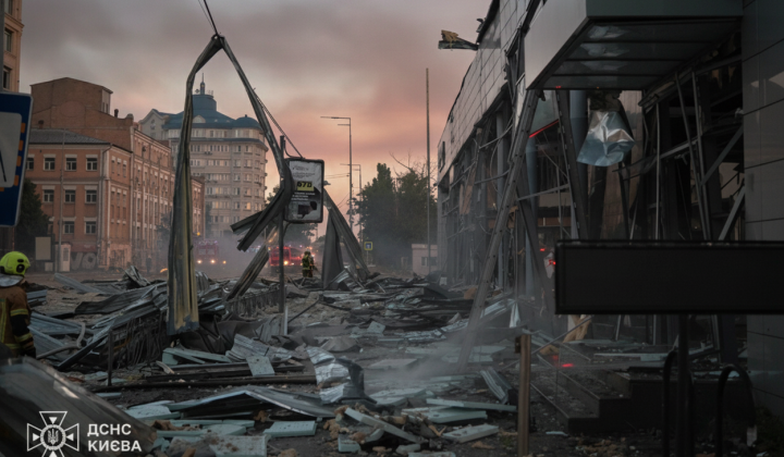 Kyiv streets after RF attack