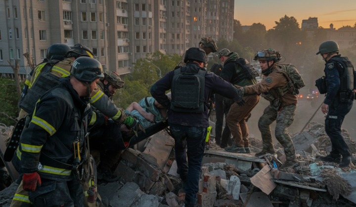 Russia's night attack in Kyiv