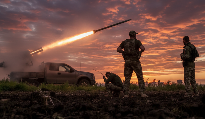 Kyiv under attack by drones, air defense in action