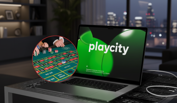 Логотип PlayCity з забороненим Favbet