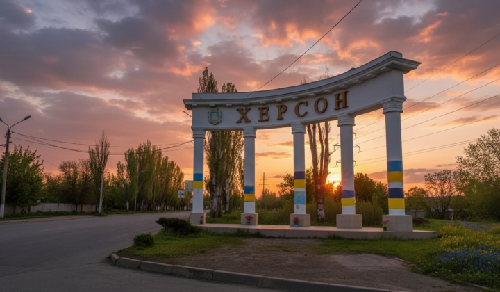 Атака російської армії на Херсон