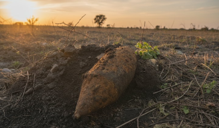 Unexploded bomb destroyed in Kharkiv region