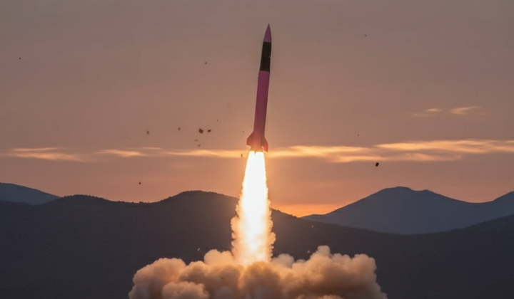 Testing new ballistic missile FP-7