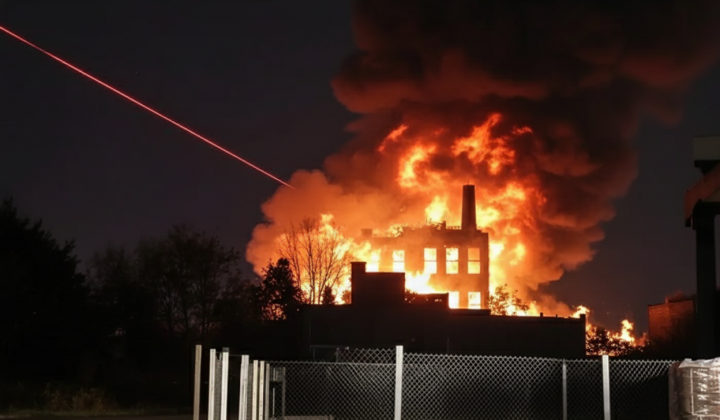 Attack drones target oil base in Luhansk