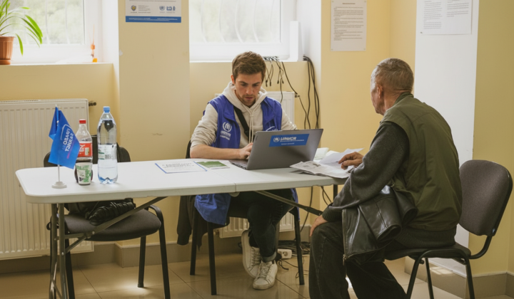 Registration for financial assistance in Dnipro
