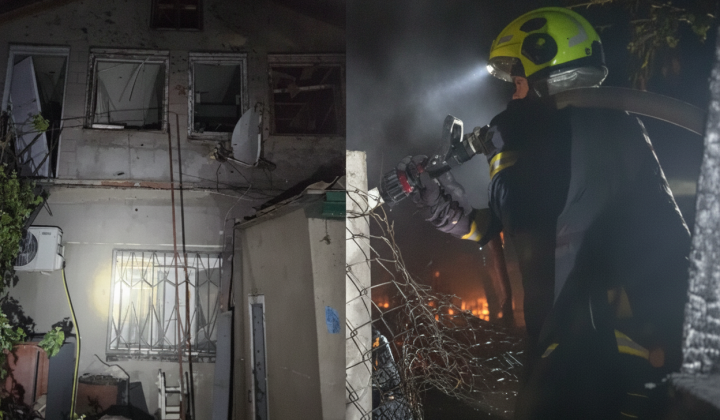 Повреждение газовой трубы ночью