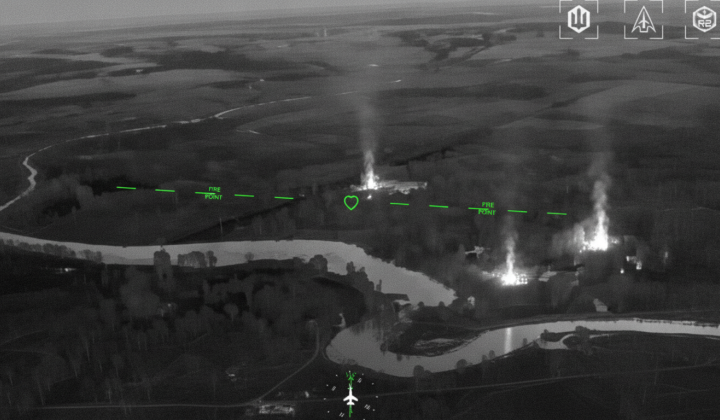Drone attack on 'Terek' brigade headquarters
