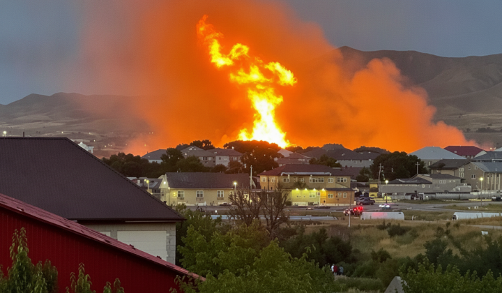 Fire at gas facility in Dagestan