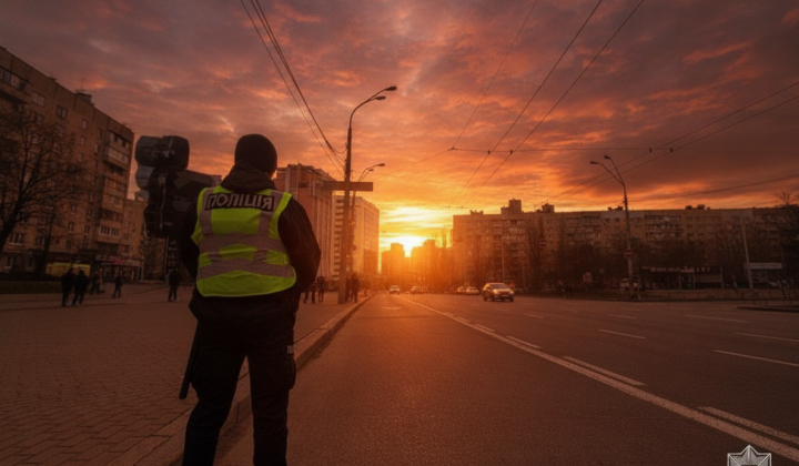 Розбита автівка на дорозі
