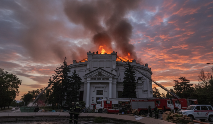 Drone destroys Rubo panorama in occupied Sevastopol