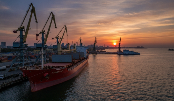 Destruction of Russian ship near Mariupol