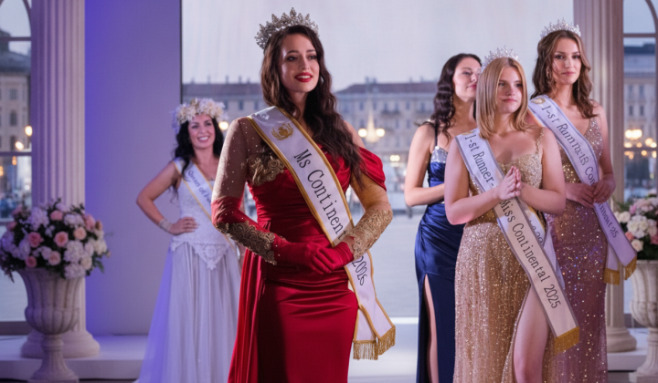 Ksenia Lugina - winner of Miss Europe
