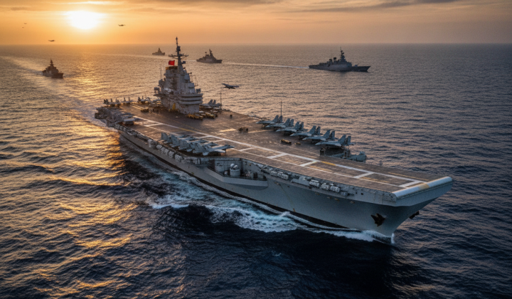 Китайская военная операция в море
