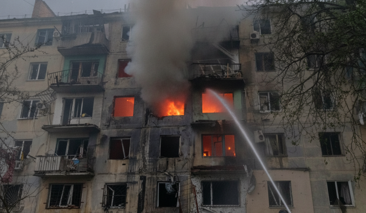 RF destroyed a multistory building in Pavlohrad