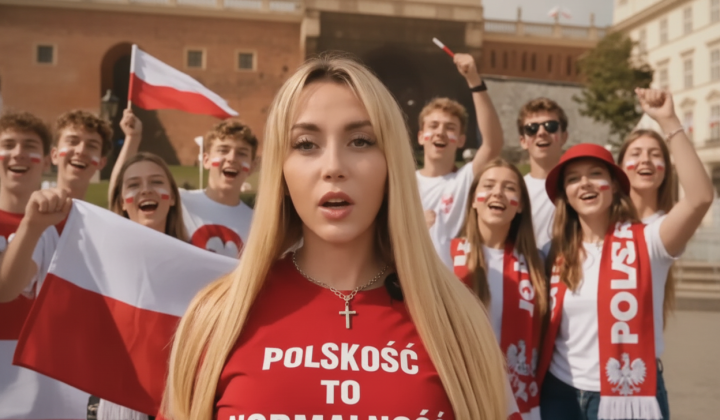 Кандидатка в мэра Кракова выбросила флажки Украины и ЕС