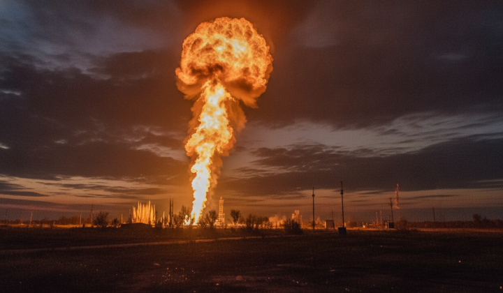 Удар по нефтяному терминалу в РФ