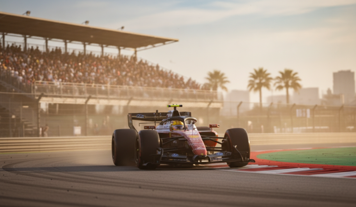 Lewis Hamilton wins the race