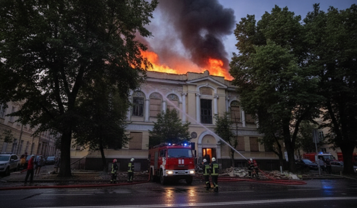 Харківський художній музей горів після удару РФ
