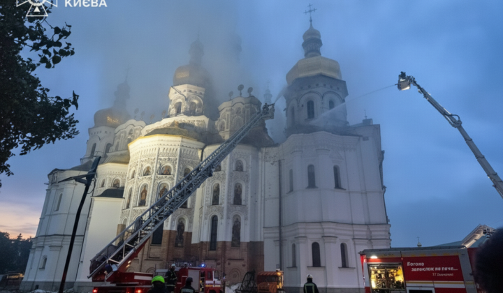 Russian strike on Kyiv Pechersk Lavra