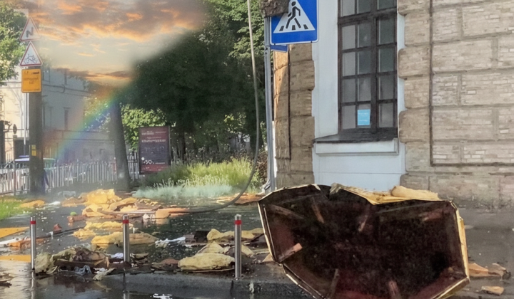 Damage to Kiev Pechersk Lavra and Dovzhenko Studio