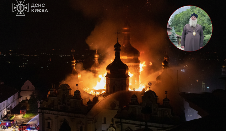 Pavel accused the devil of destroying the Cathedral of the Lavra