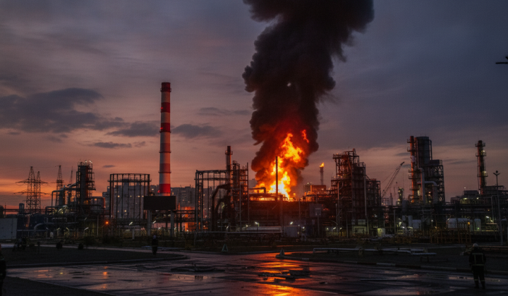 Зеленський підтвердив ураження НПЗ у Москві