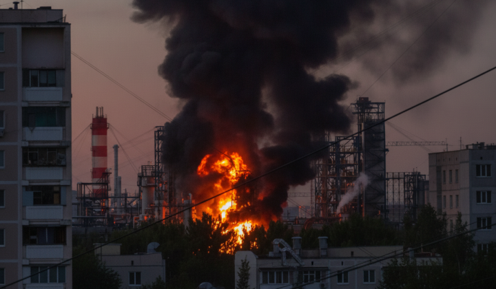 Zelensky's drone strikes largest Moscow oil refinery
