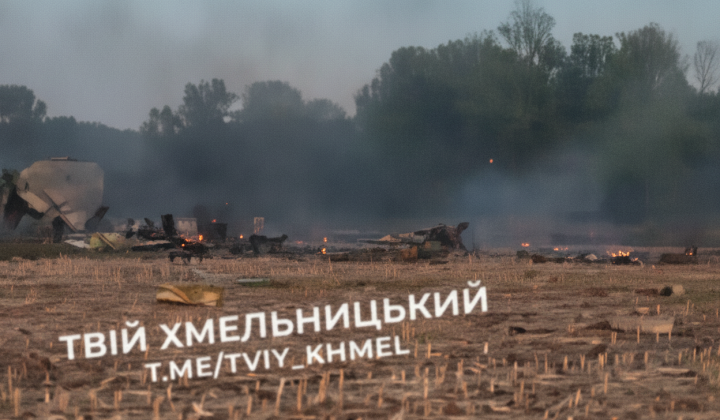 Су-24М, разбившийся на Хмельницкой области
