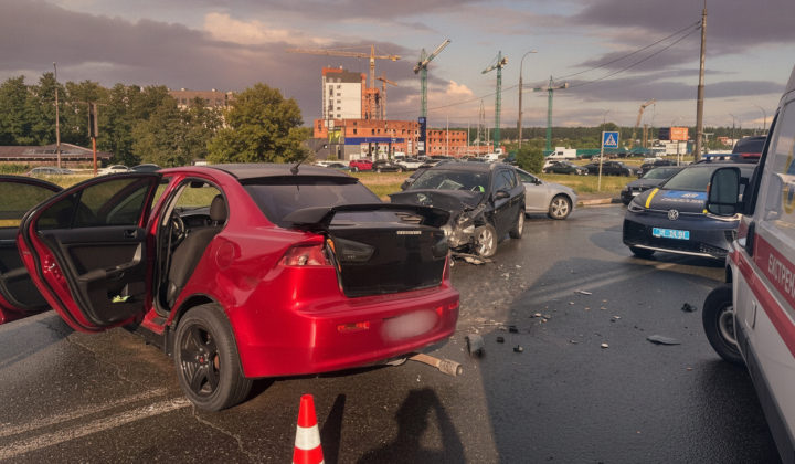 Car accident in Irpin: three children injured