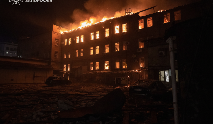 Российские дроны нанесли удар по Запорожью: погиб человек, есть раненые