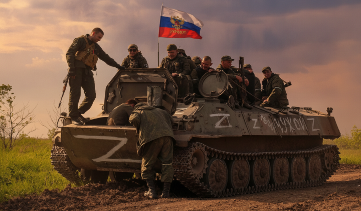 Image of Russian officers bribery and wastefulness