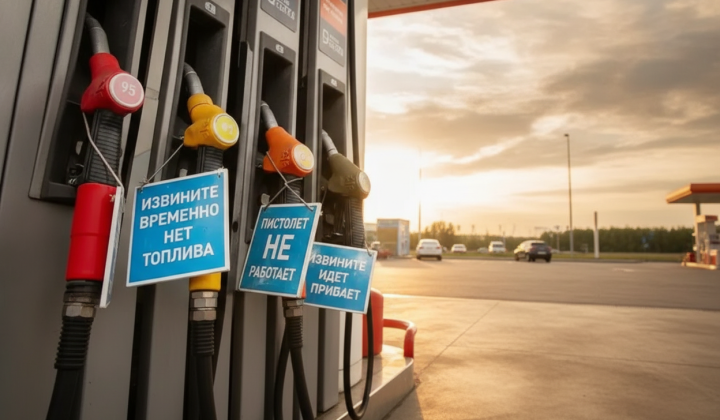 Ліміти на бензин в РФ