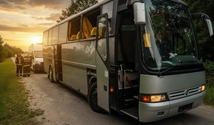 Дрон атакував автобус з дітьми