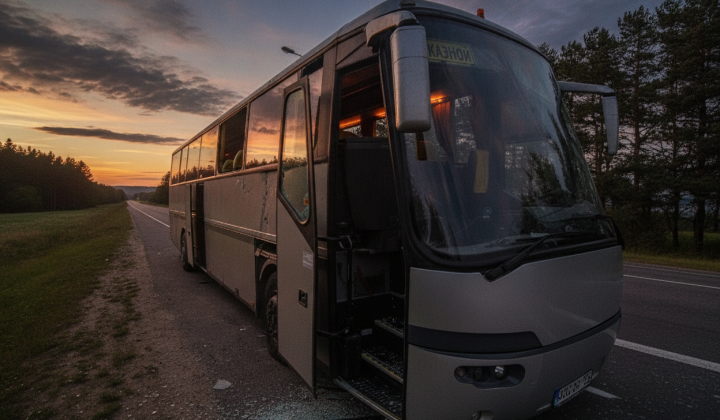 Дрон атакував автобус з дітьми